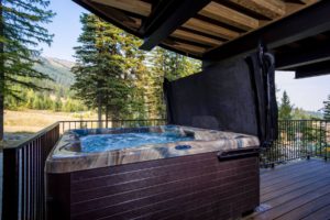 Snow Bear Chalets - Cedar Treehouse Balcony With Hot Tub